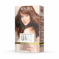 Ухаживающая краска-блеск без аммиака для волос ESTEL UNIQ SENSE 6/4 тёмно-русый медный